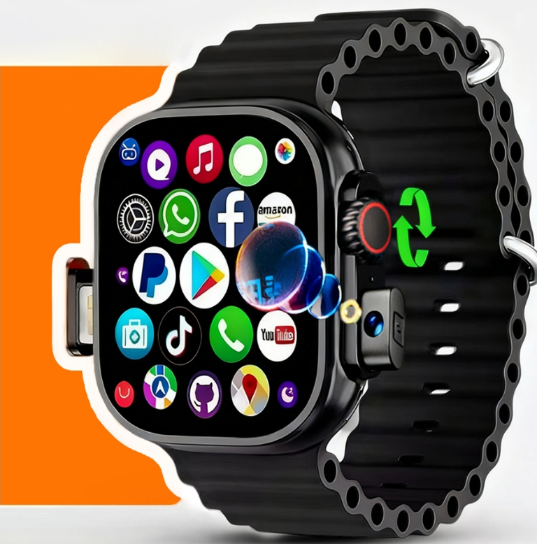 Jual jam Smartwatch wanita & Men S8 MAX+ SIM CARD | 4G 5G | GPS ...