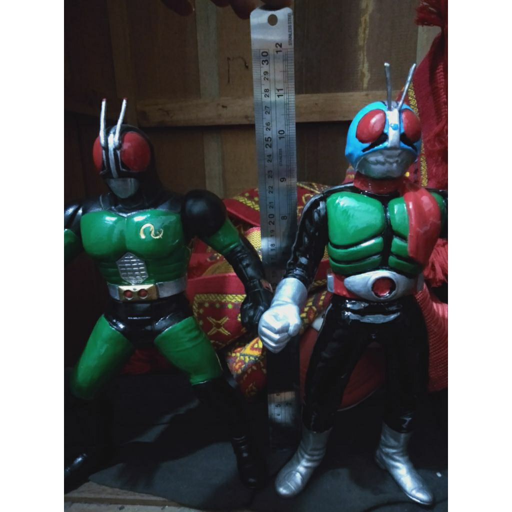 Jual Action figure Kamen Rider RX and ICHIGO + Rx artikulasi vintage ...