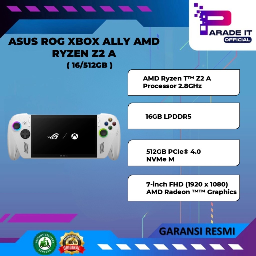 Jual ASUS ROG Xbox Ally RC73YA-Z2AA30A6W – White [AMD Ryzen Z2 A ...