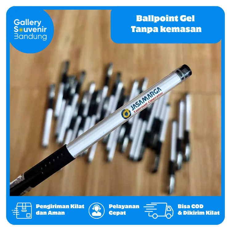 Jual Ballpoint bolpen pulpen pena Gel Custom Desain Insert paper Logo ...