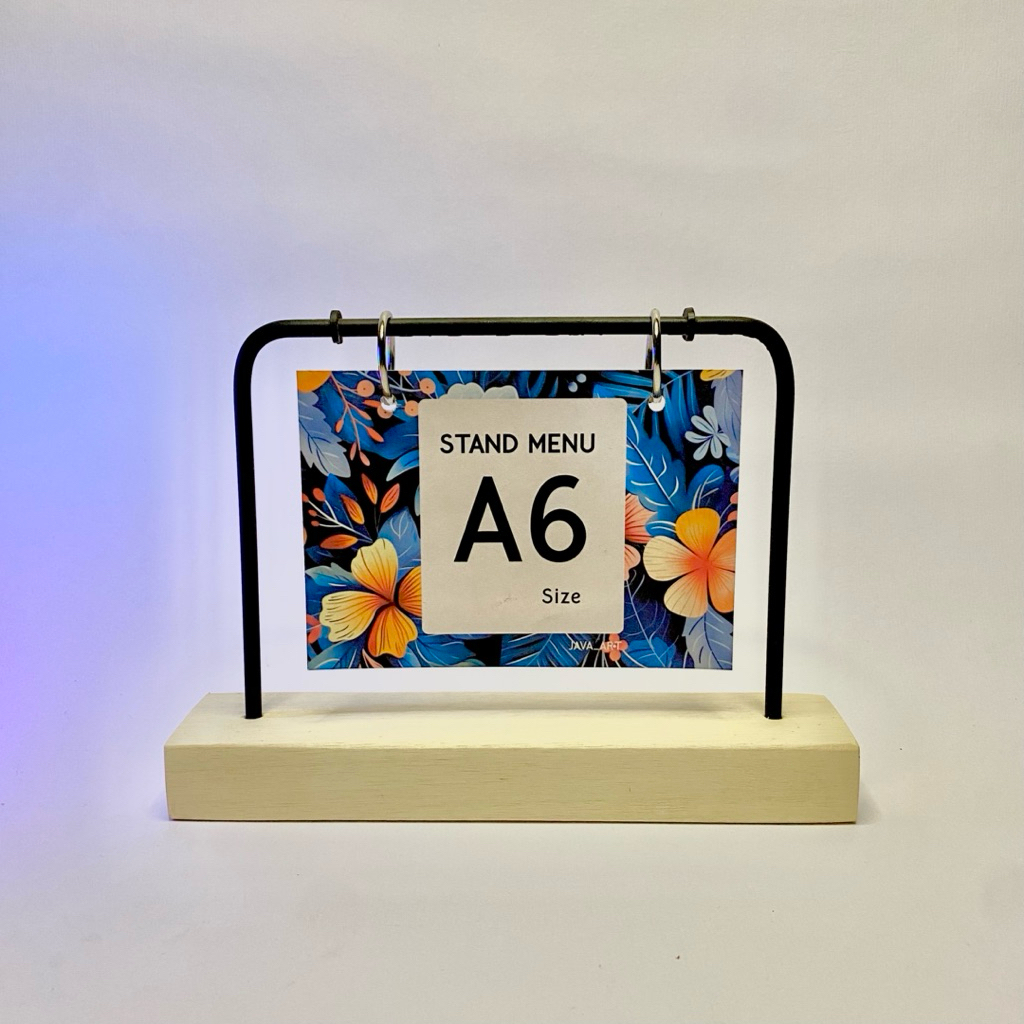 Jual STAND MENU RING A6 LANDSCAPE INDUSTRIAL KALENDER MEJA FOTO MENU ...