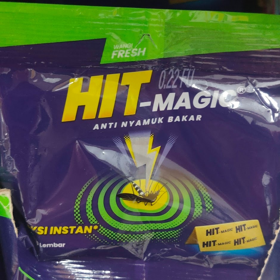 Jual Hit Magic Fresh Isi 10 Sheets Obat anti nyamuk bakar kertas ajaib ...