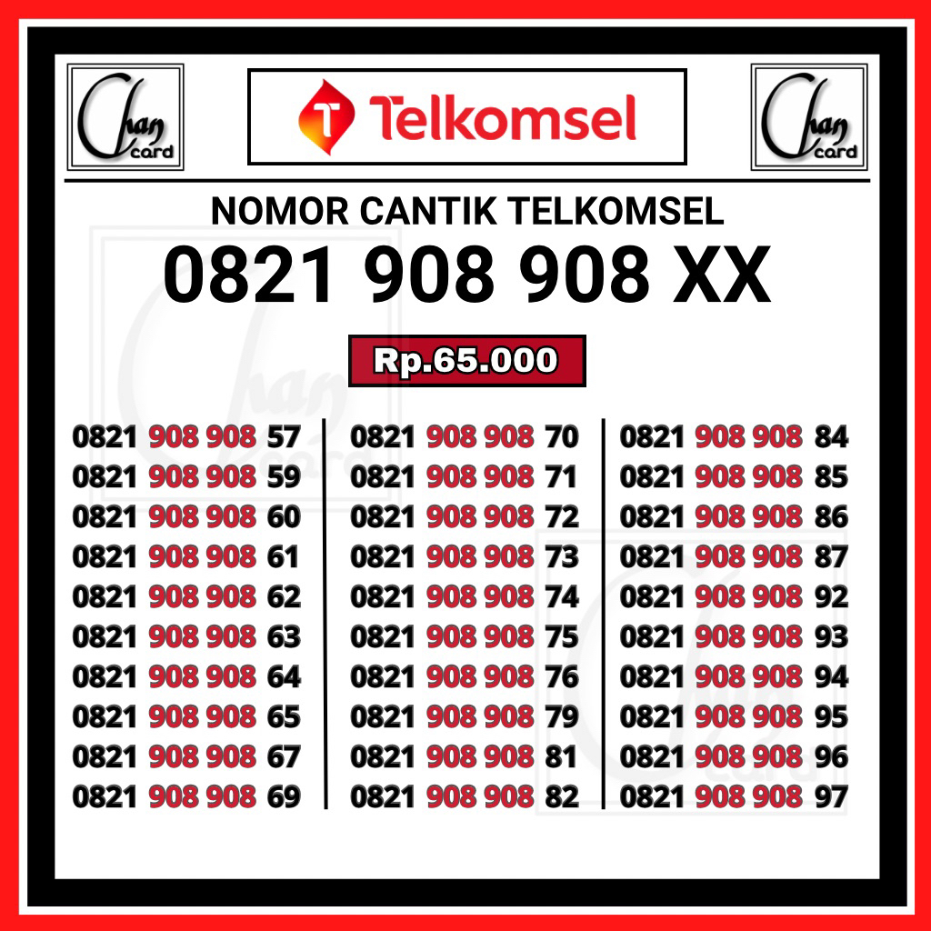 Jual Nomor Cantik Simpati Seri ABC ABC Hoki Kartu Perdana Telkomsel ...
