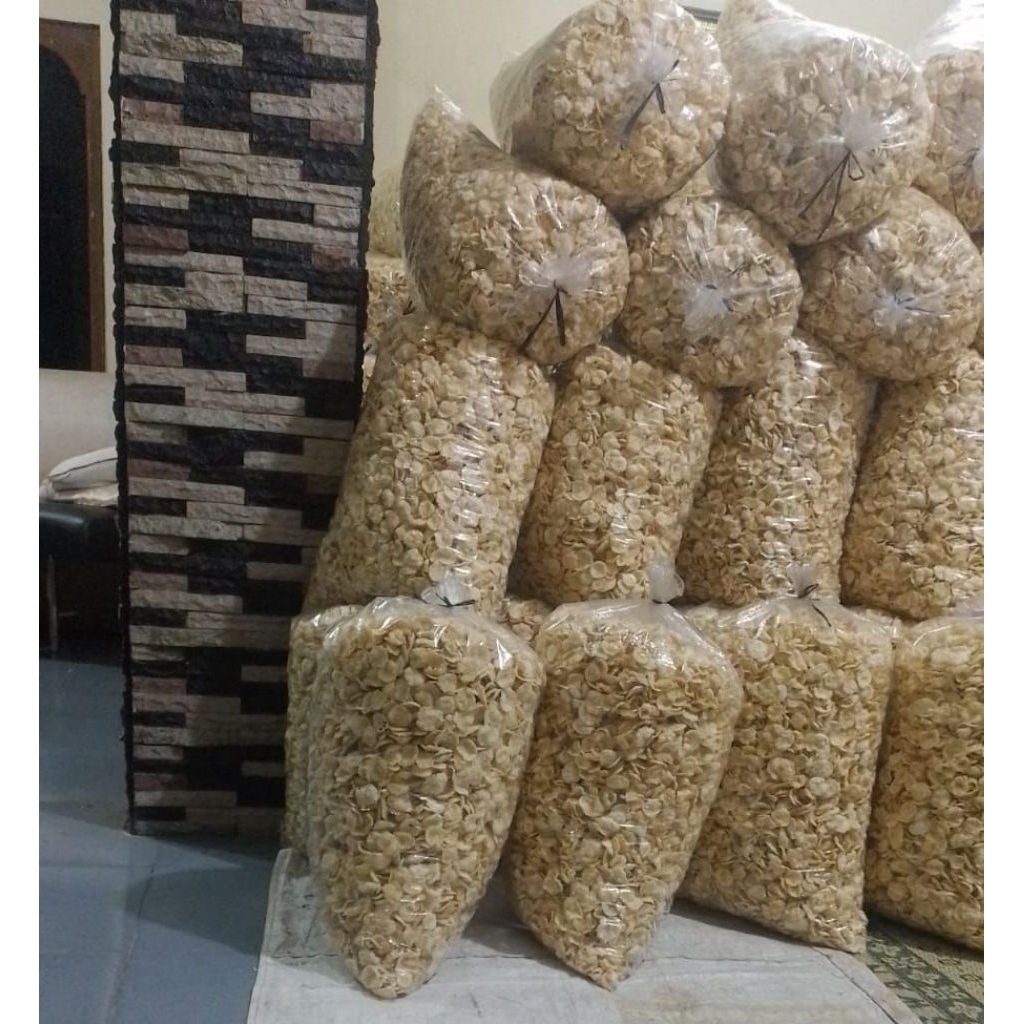 Jual Emping Melinjo Utami Crunchy Rasa Asin Bawang kemasan 2,5Kg @ball ...