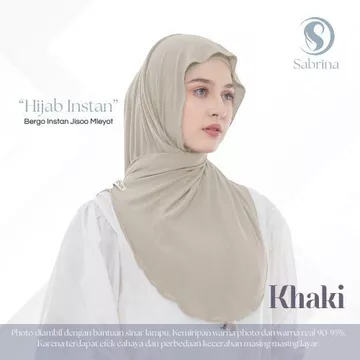 Sabrina Bergo Jisoo Mleyot Rayon Cooltech Hijab Instan Meleyot Tencel