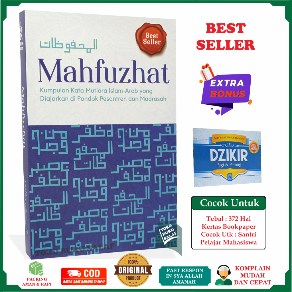 Jual ORIGINAL Buku Mahfuzhat BONUS DZIKIR PAGI Kumpulan Kata Mutiara ...
