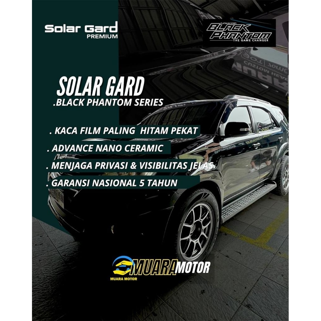 Jual KACA FILM SOLAR GARD SERIE BLACK PHANTOM | Shopee Indonesia