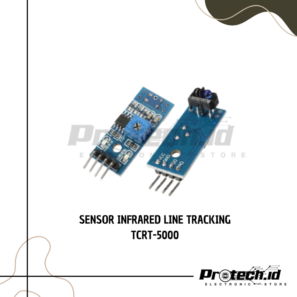 Jual Protech.id TCRT5000 Sensor Infrared TCRT-5000R Line Tracking ...