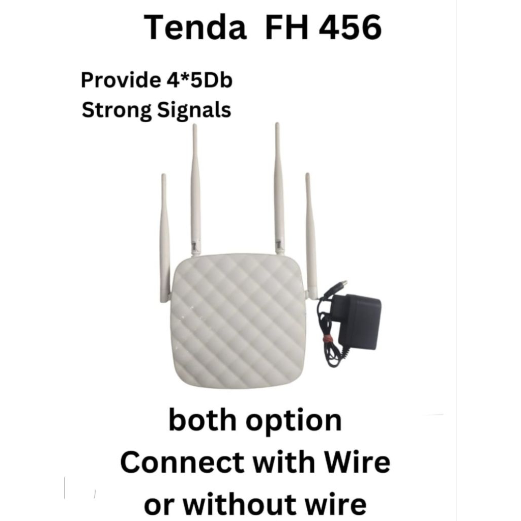 Jual TENDA FH456 Wireless N router+Adaptor | Shopee Indonesia