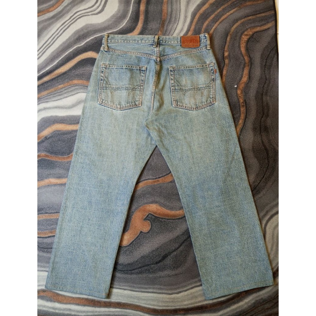 Jual Celana Panjang Jeans Edwin 505 Selvedge Second Original | Shopee ...