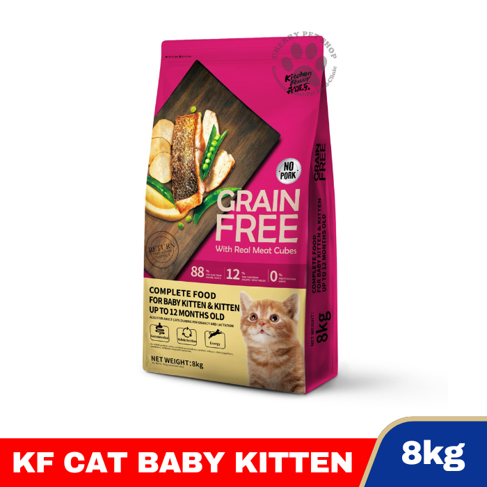KITCHEN FLAVOR GRAINFREE PREMIUM CAT FOOD 8KG TERMURAH