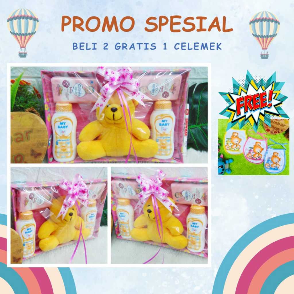 Jual [BELI 2 GRATIS 1 CELEMEK] Hampers Baby Gift Parcel Bayi Kado ...