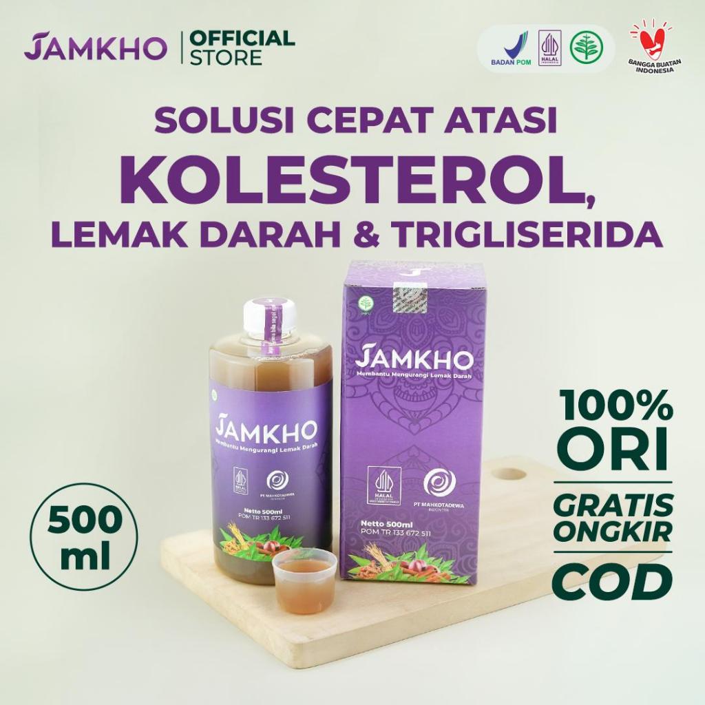 Jamkho 500ml Herbal Penurun Kolesterol LDL Alami Kesehatan Jantung Mahkota Dewa