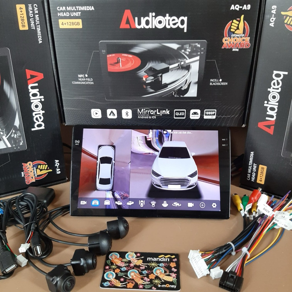 Jual HEAD UNIT ANDROID HILUX BARU ANDROID 10 INCH AUDIOTEQ + KAMERA 360 ...