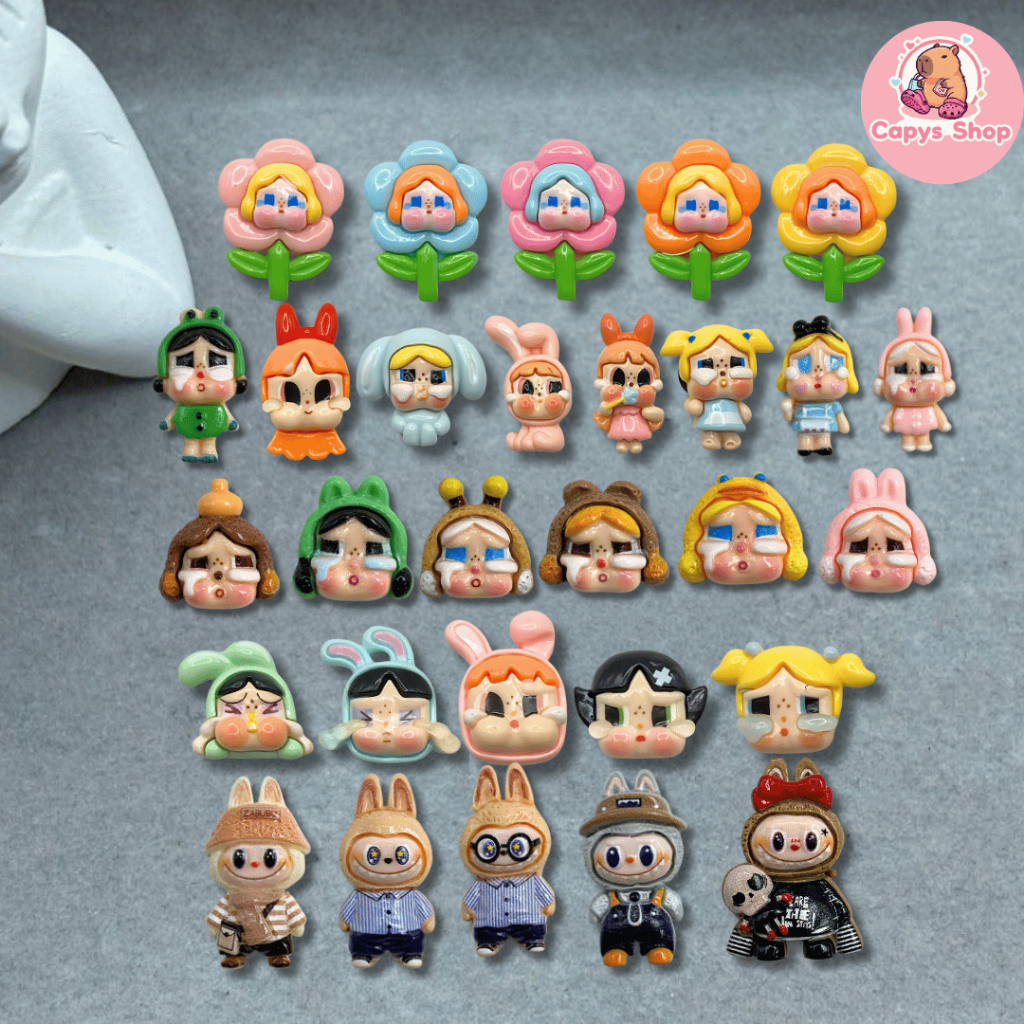Jual Capys - CryBaby Powerpuff Girls Aksesoris Charm Huruf Alfabet ...