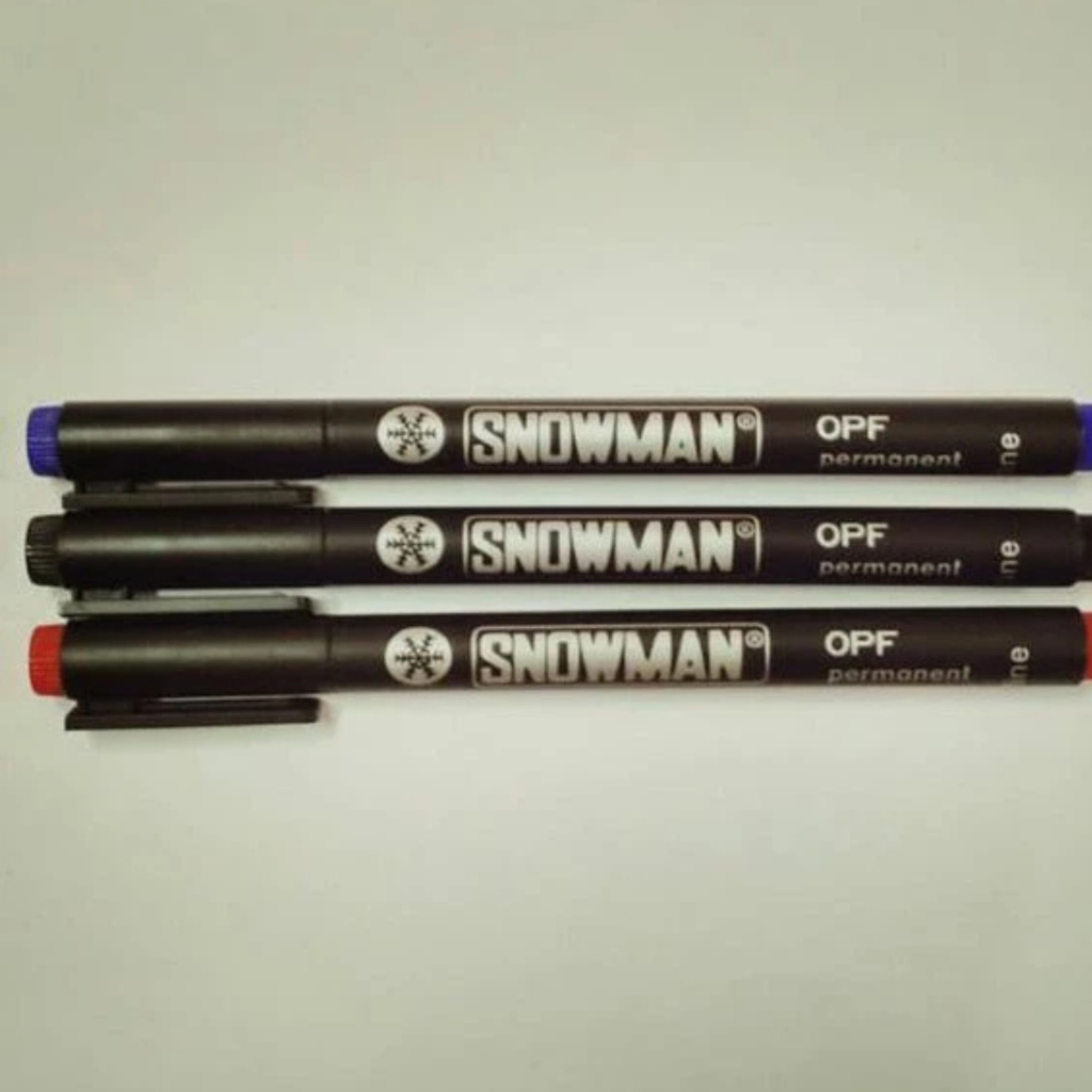 Jual Spidol Label Nama Tanaman/ Name Tag/ Snowman Permanent Marker ...
