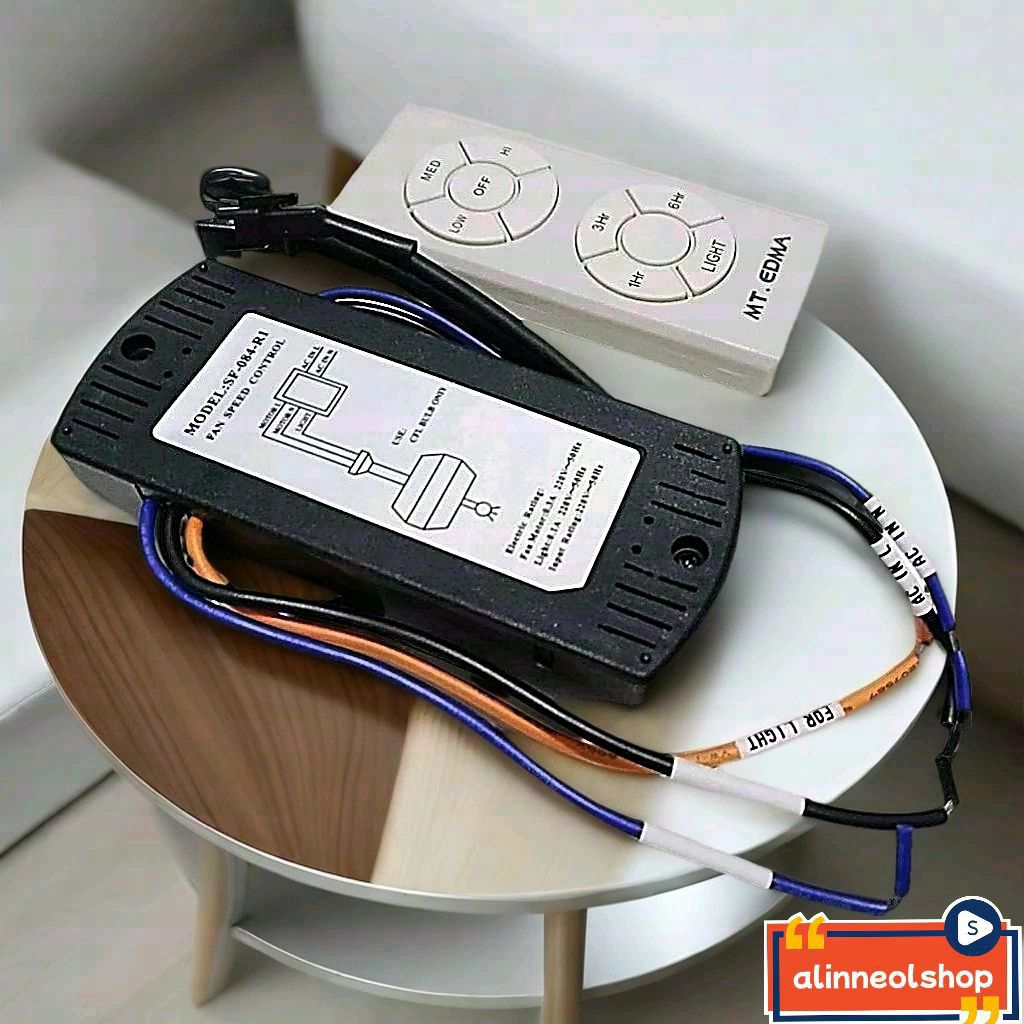 Jual Remote Control 4 + Receiver Kipas MT.EDMA BLOOM / PLANETA | Shopee ...