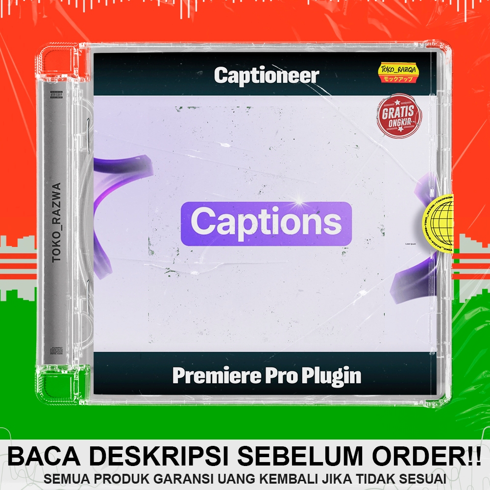Premiere Pro Plugin - Captioneer v1.7.2 - WIN MAC - 090326
