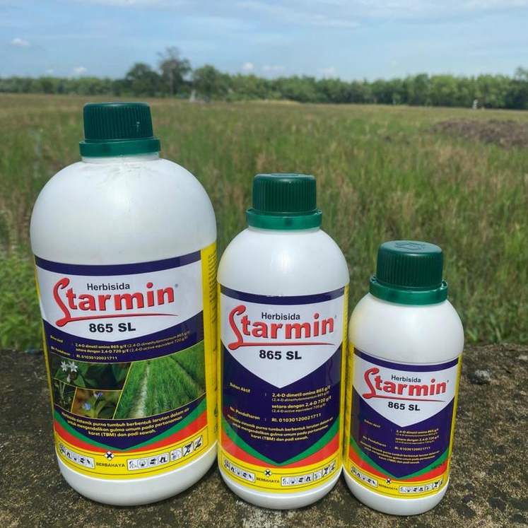 Jual STARMIN 865 SL 2,4 DIMETIL AMINA 200ml 400 ml 800ml herbisida ...