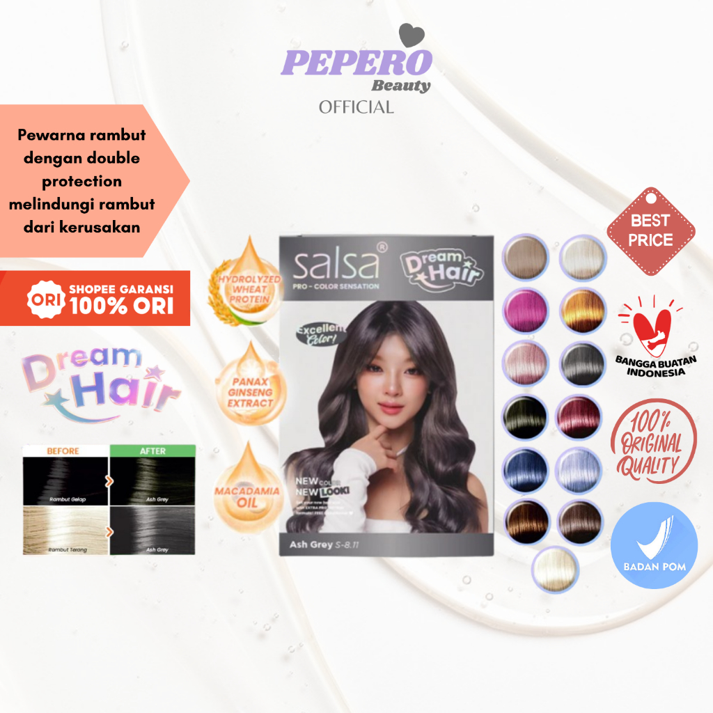 Jual SALSA Pro-Color Sensation - Hair Color - Cat Semir Rambut ...