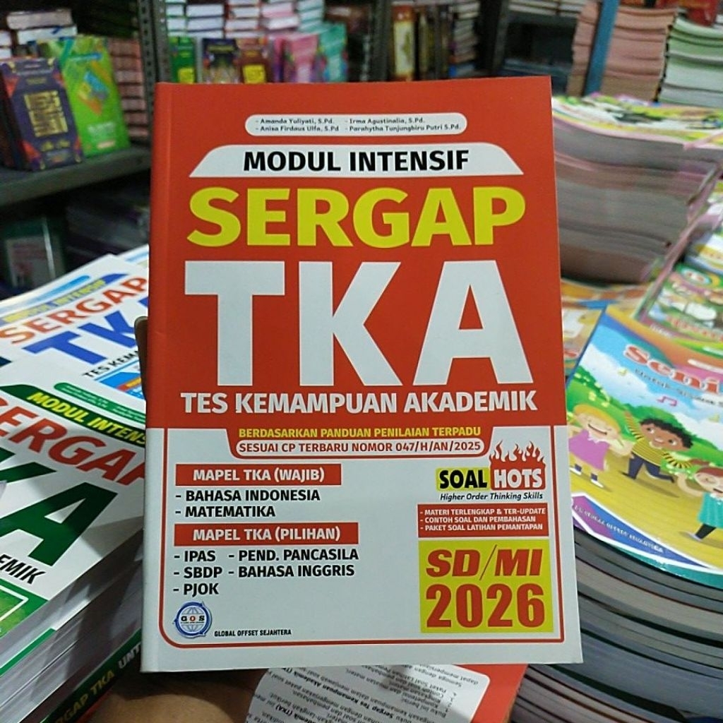 Jual Modul intensif sergap TKA tes kemampuan akademik sd,smp,sma ...