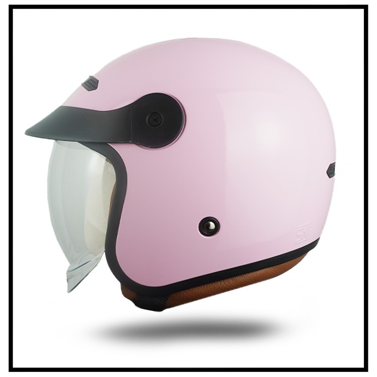 Jual helm ALV Nemo - MDS Magnum Solid Half face Original SNI Retro ...