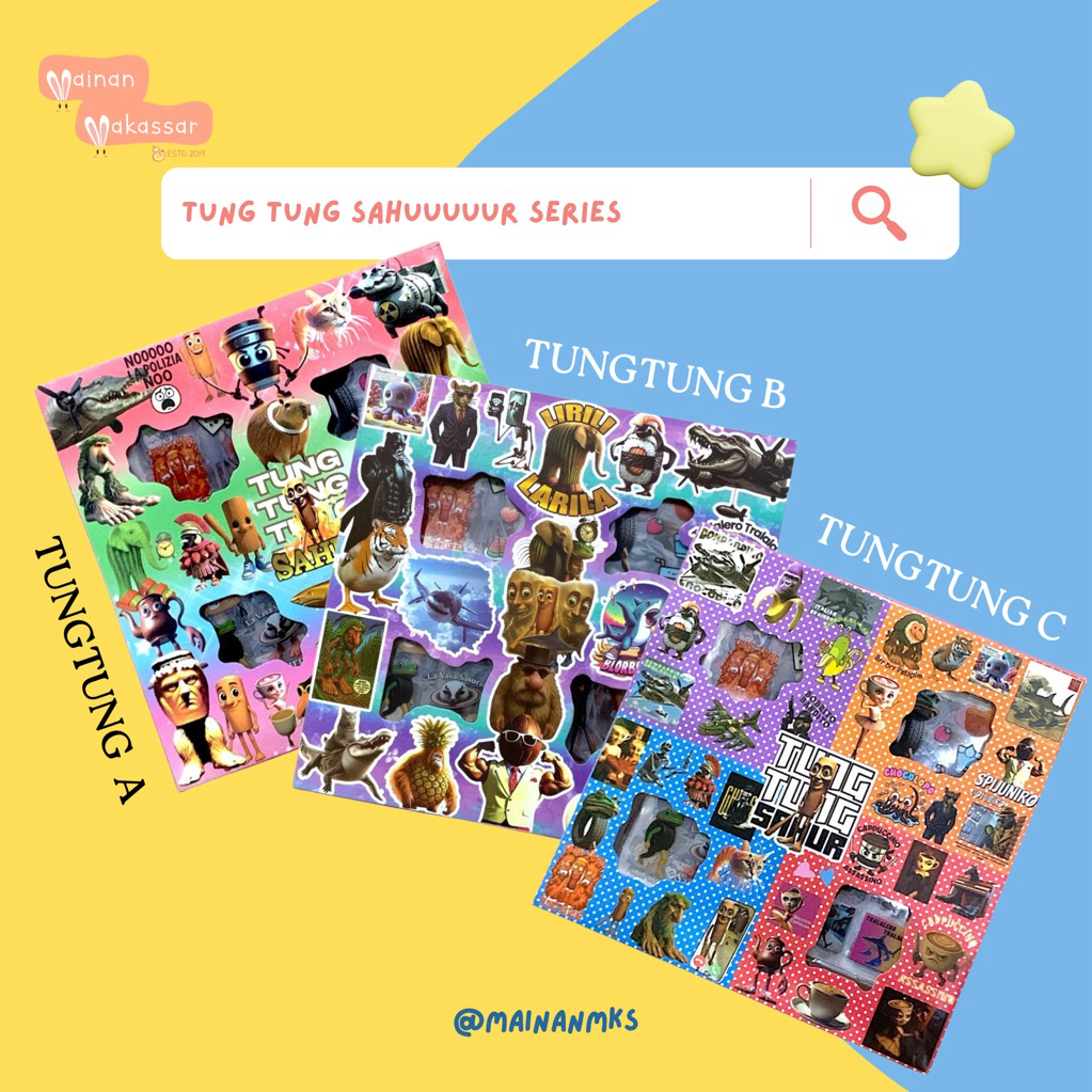 Jual Sticker Box New Jeans / Sticker Box TungTung Sahur | Shopee Indonesia