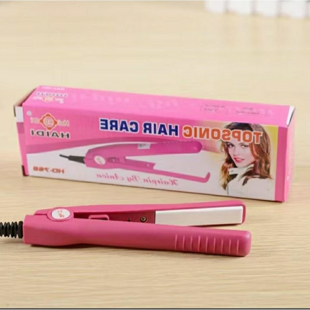 Jual Catok Mini Haidi Catokan Rambut Travel Size Plat Keramik Cepat ...