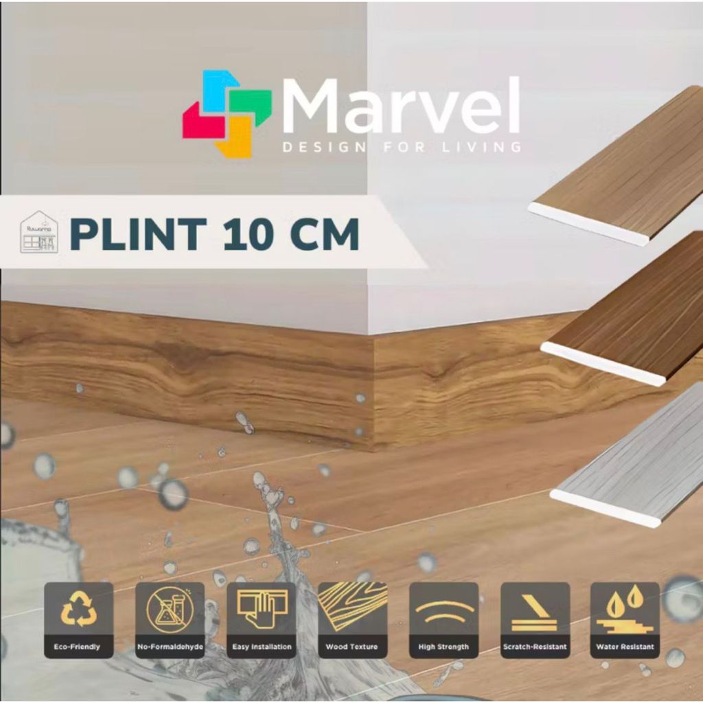 Jual LIST PLIN MARVEL SPC LANTAI(PANJANG 2,4MX10CM) | Shopee Indonesia