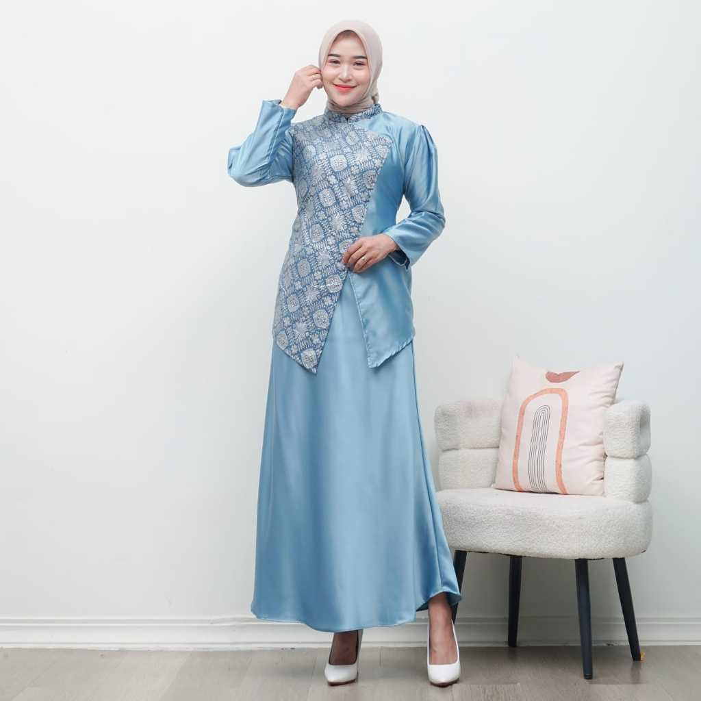 Jual [ TERBARU ] ONE SET INARA BATIK SONGKET ONE SET SATU SETEL KURUNG ...