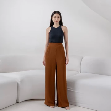 Georgios Women L Ely Culottes Pants Celana Panjang Kulot Wanita Bawahan Casual High Waist