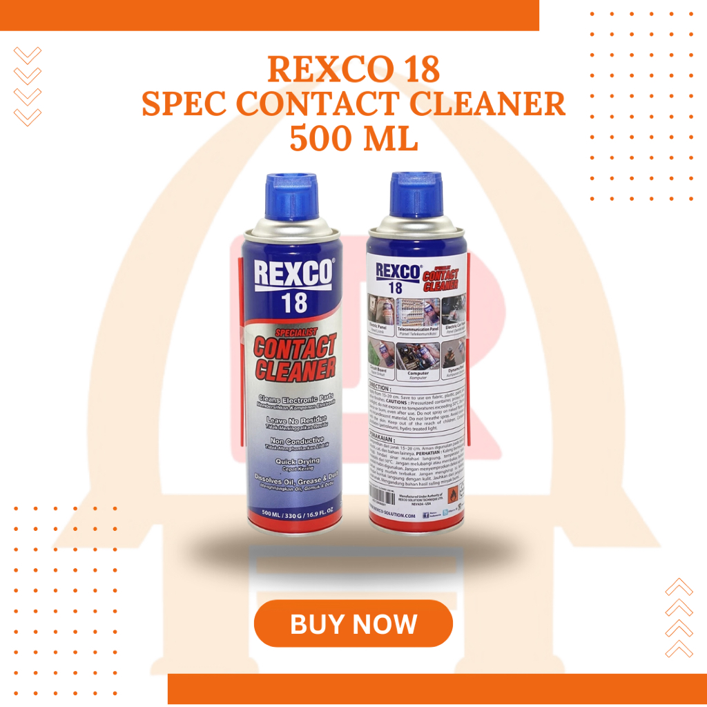 Jual REXCO 18 SPECIALIST CONTACT CLEANER 500ML | Shopee Indonesia