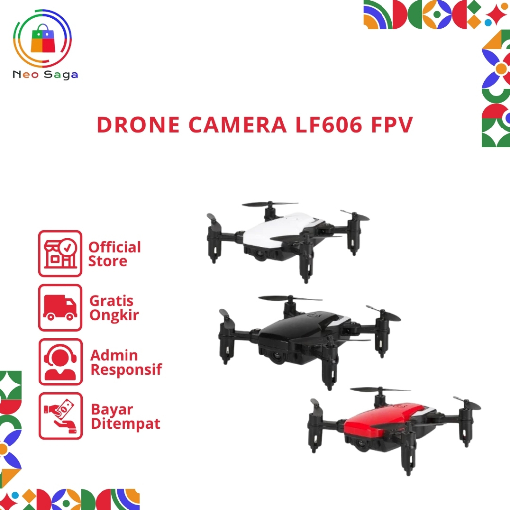 Drone LF606 Kamera Drone Camera LF606 FPV Quadcopter Foldable HD Alt