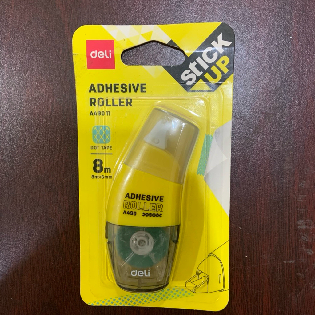 Jual Lem Kertas Roller A49011 Glue DELI / Adhesive Roller DOT TAPE 8M ...