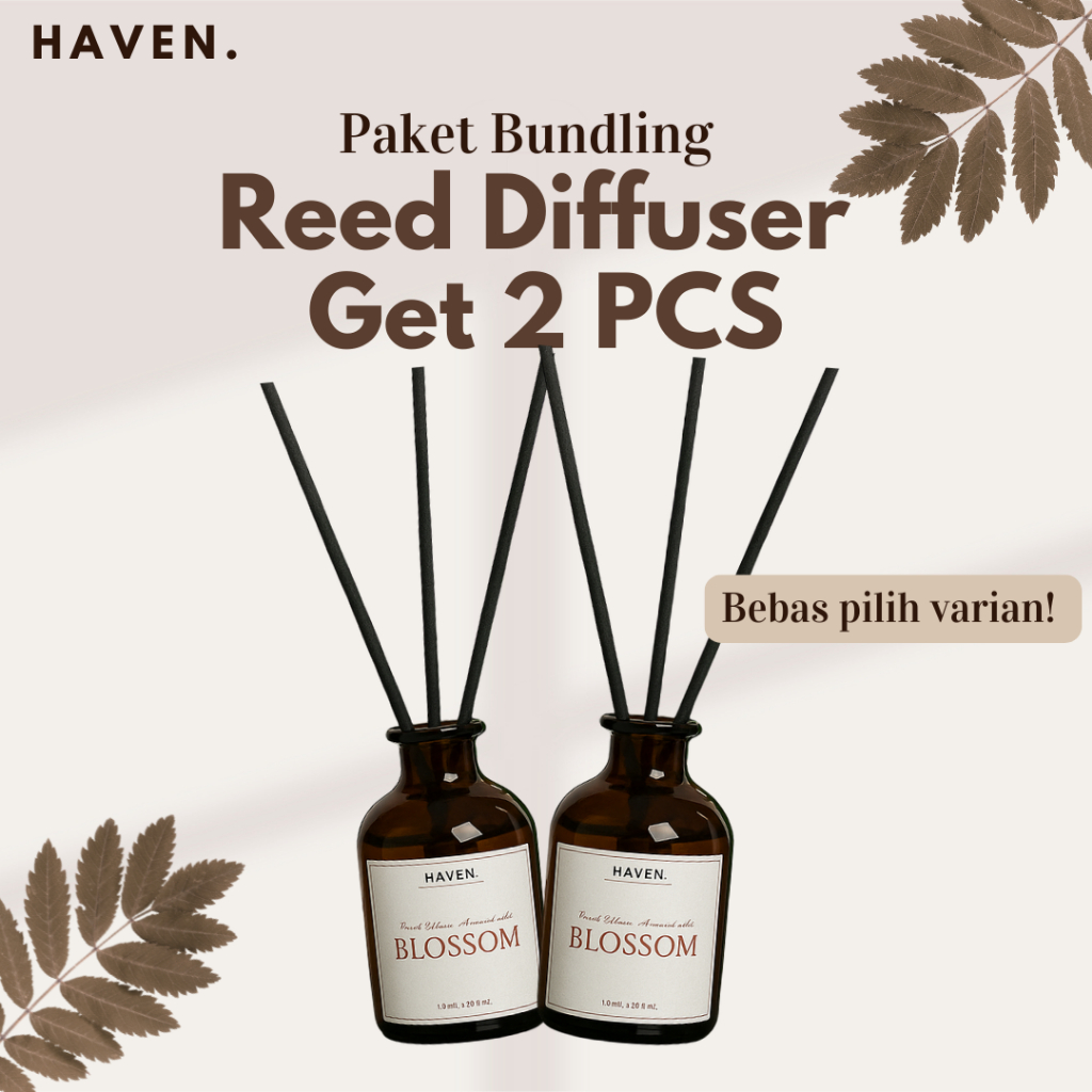 Jual PROMO!! PAKET BUNDLING ROYAL HAVEN REED DIFFUSER 55 ML (INFOKAN ...
