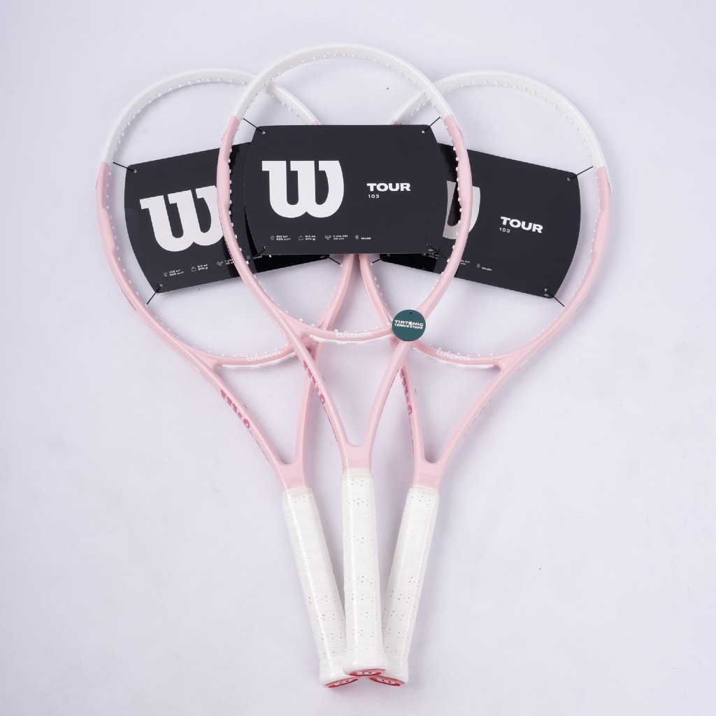 Jual Raket Tenis Wilson Tour 103 Pink Tennis Racket ORIGINAL | Shopee ...