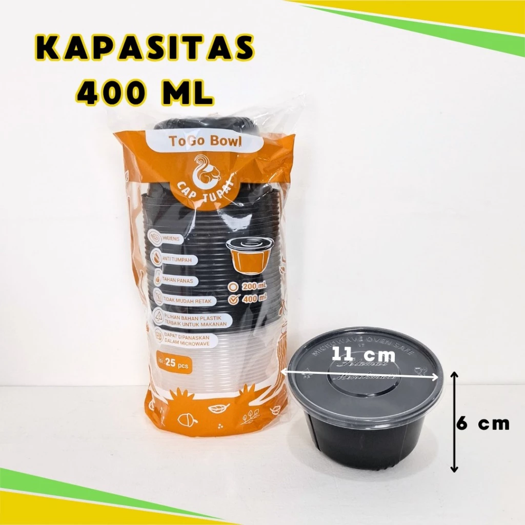 Ukuran 200ml dan 400ml