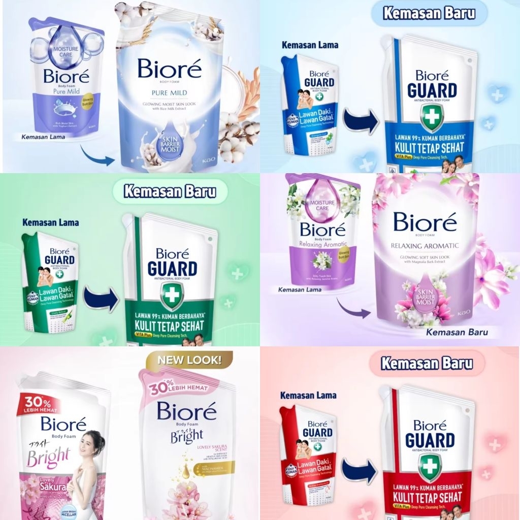 Jual BIORE Body Foam Guard Lawan Daki Lawan Gatal Refill 800 ml ...