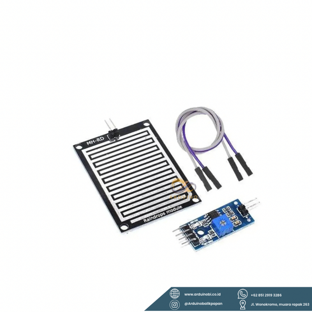 Jual Raindrops Sensor Module – Rain & Humidity Detection Sensor Air ...