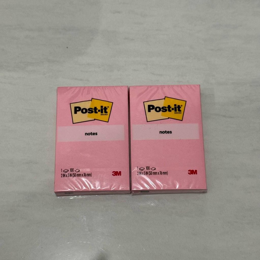 Jual Sticky Notes Post it 656 3M ukuran 2 x 3 inch warna pink isi 100 ...