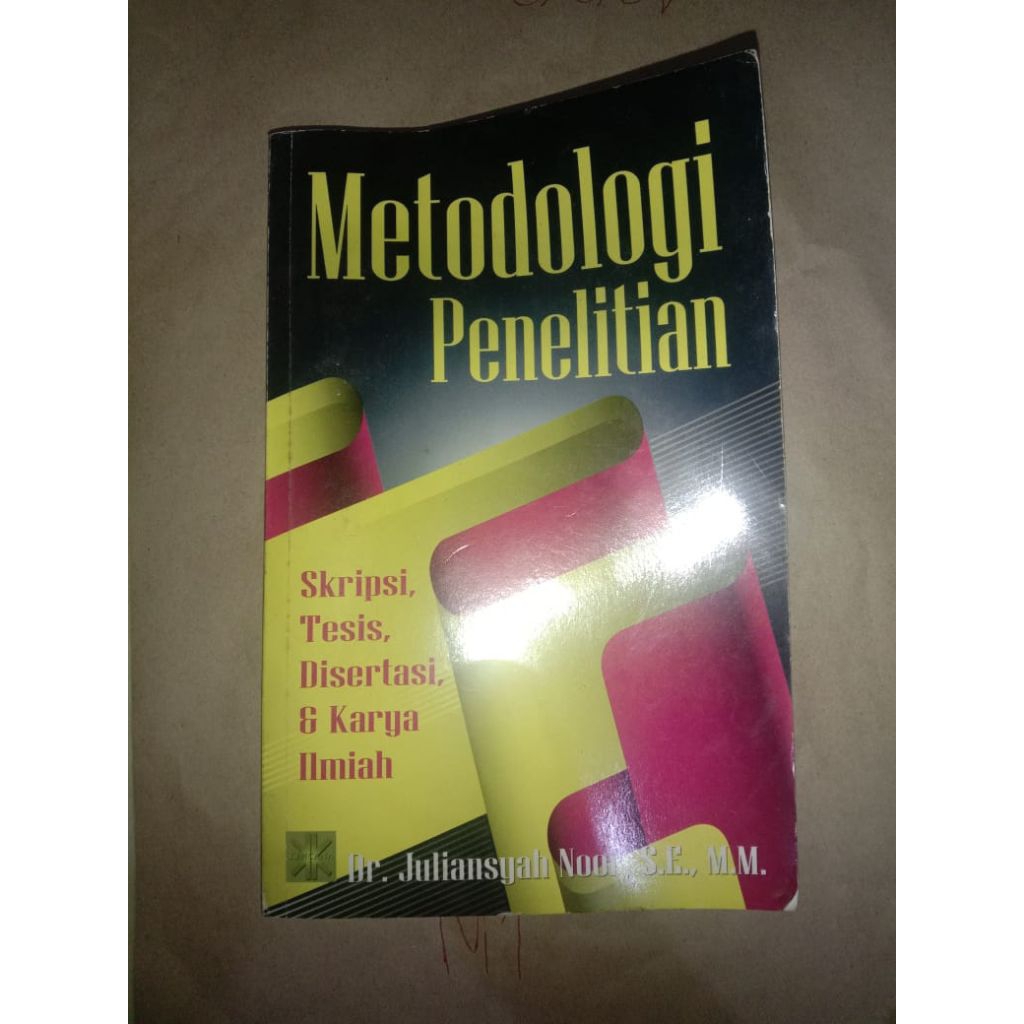 Jual Buku Metodologi Penelitian Skripsi Tesis Disertasi & Karya Ilmiah ...