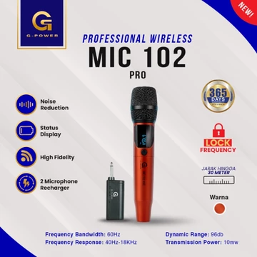 G POWER Microphone Mikrophone 202 PRO Mic Karaoke Meeting Professional Mic Wireless Charger