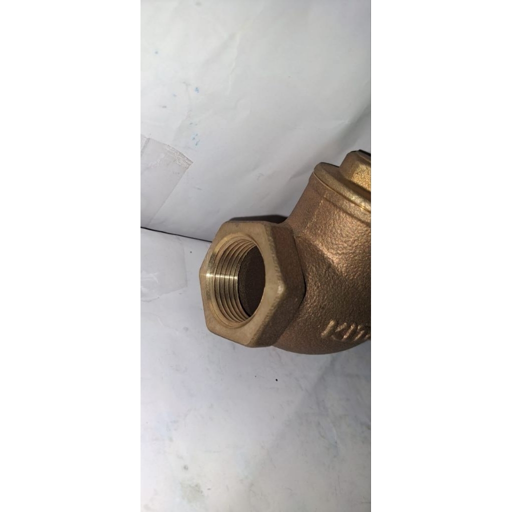 Jual Swing Check Valve Kitz ¾ inch Kuningan Original | Shopee Indonesia
