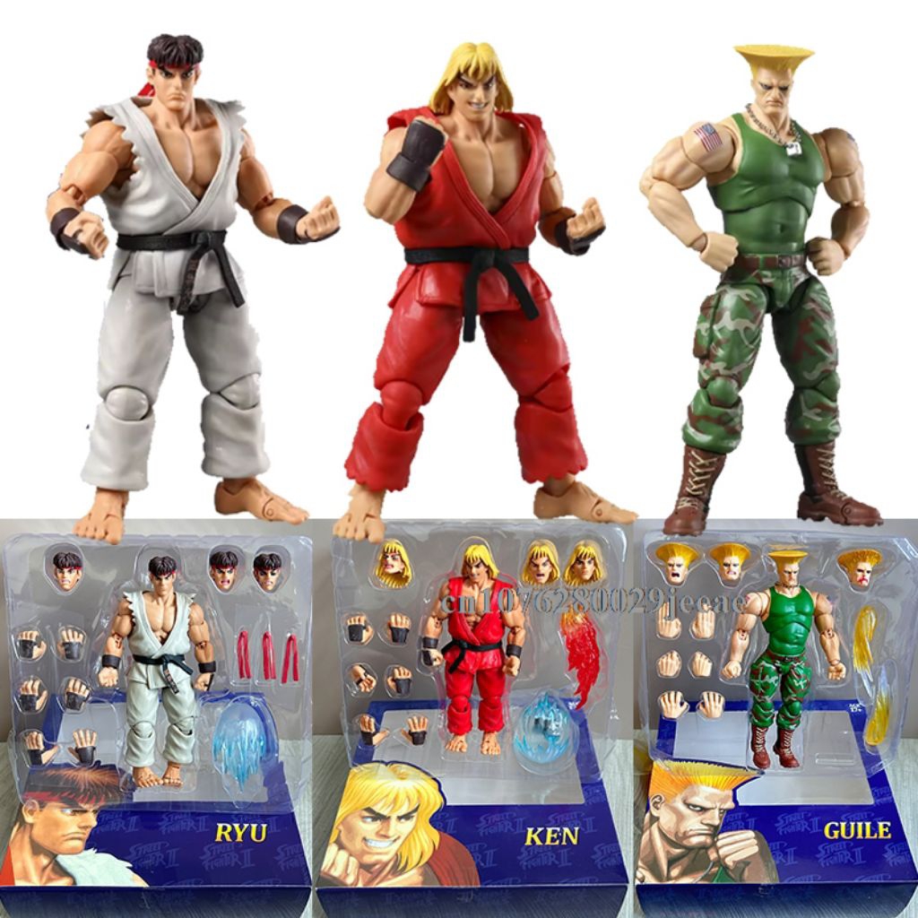 Jual Figure Street Fighter Ryu Guile | Shopee Indonesia