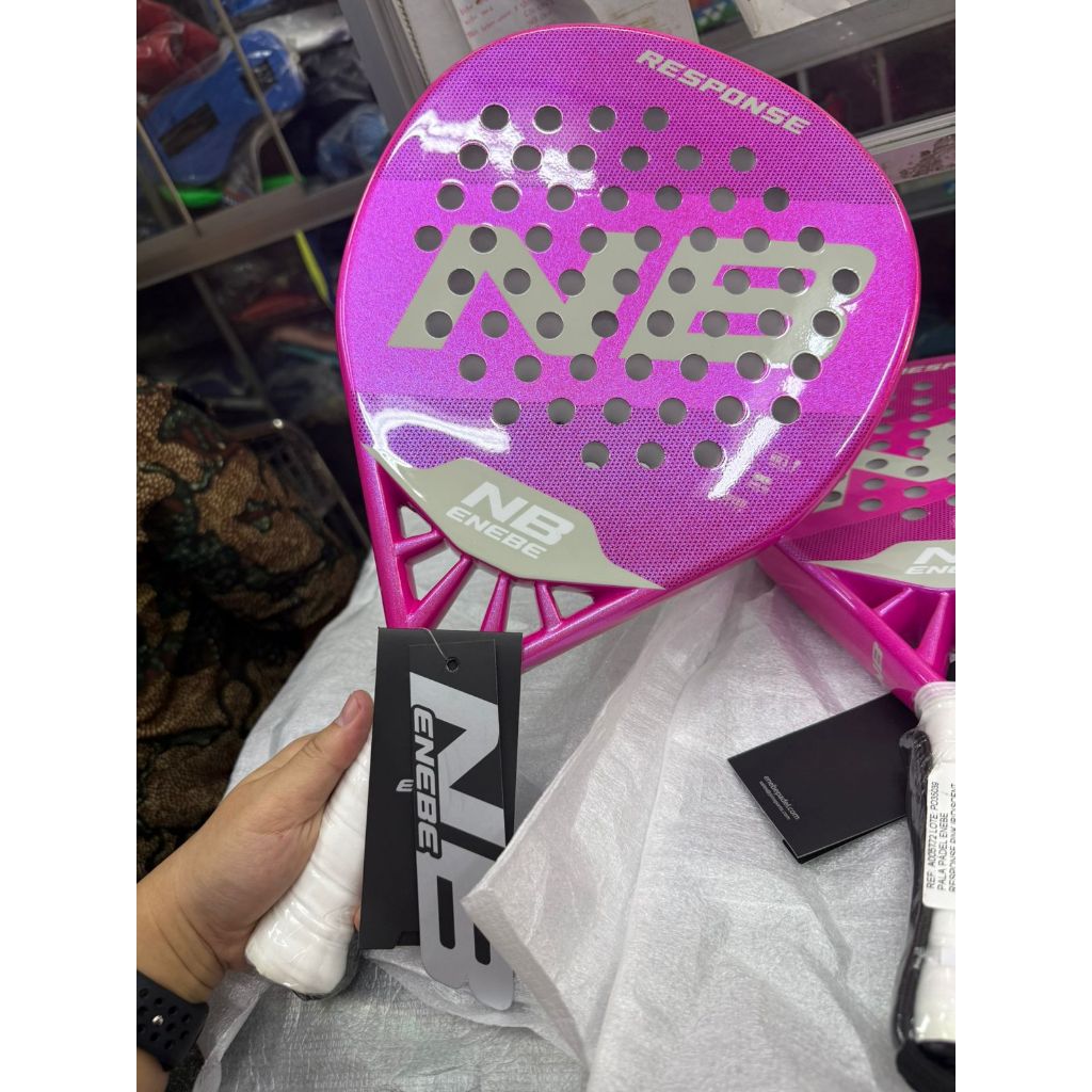 Jual Raket Padel / Padel Racket NB ENEBE RESPONSE PINK 2026 ORIGINAL ...