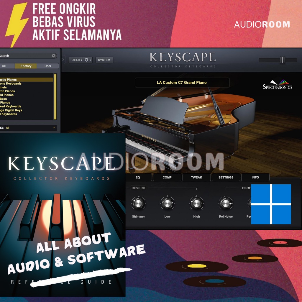 Spectrasonics Keyscape v1.5 + Factory Library Steam 75GB++ ( Full Activated )
