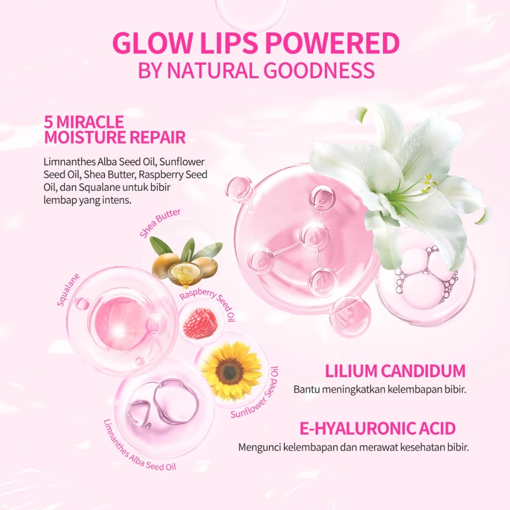 [BEST SELLING] BNB barenbliss Lily Makes Luminous Glow Tint 2.5 g Liptint Ombre Glossy
