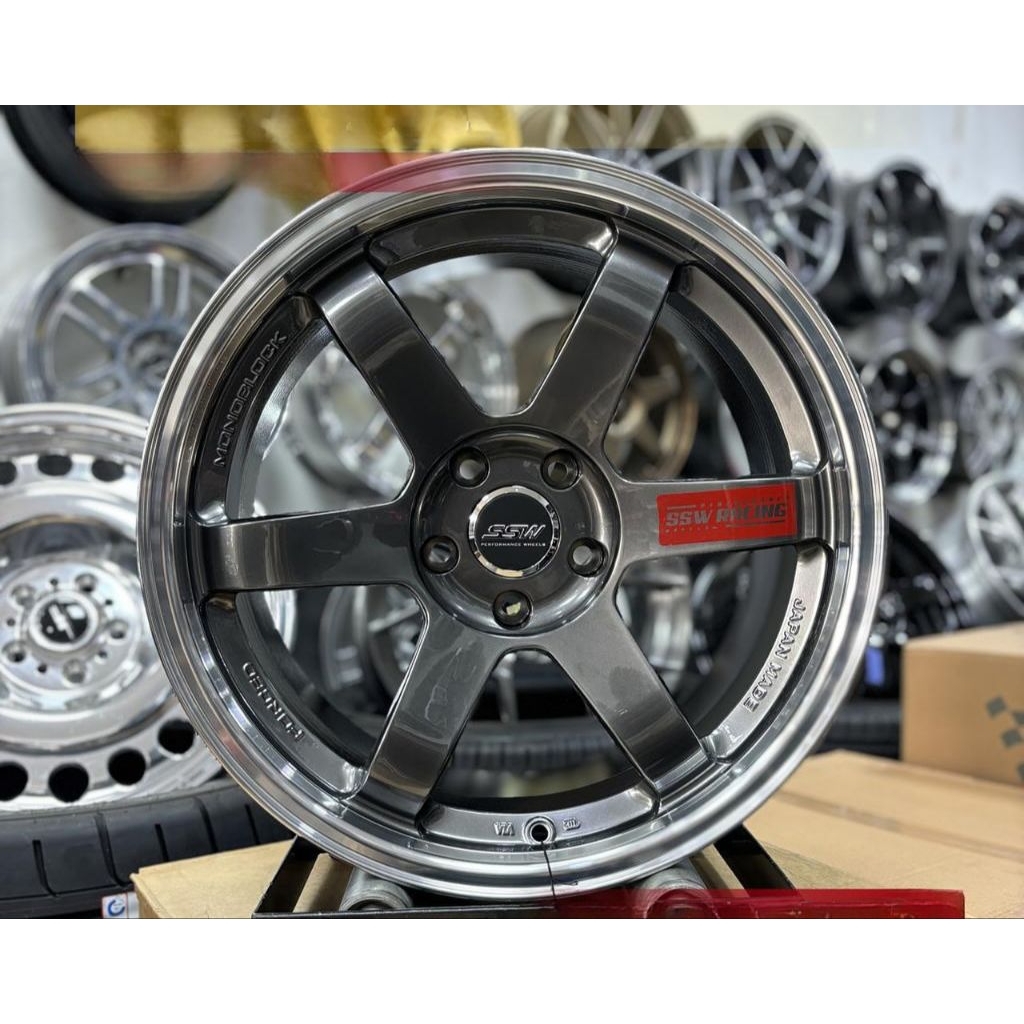 Jual velg te37 original ssw r18 lebar 9,5 et 25 velg mobil ring 18 ...