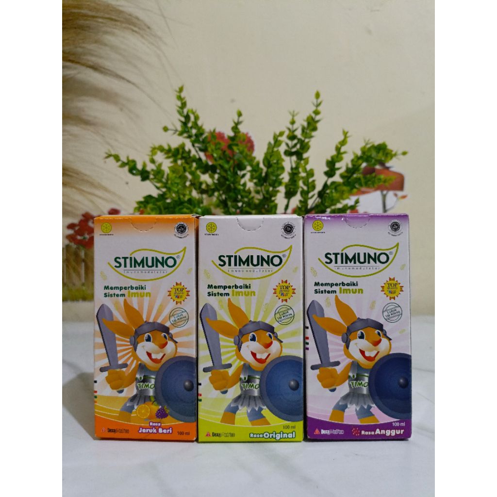Jual STIMUNO Sirup Anggur Jeruk Berry Original 100ml 60ml untuk daya ...