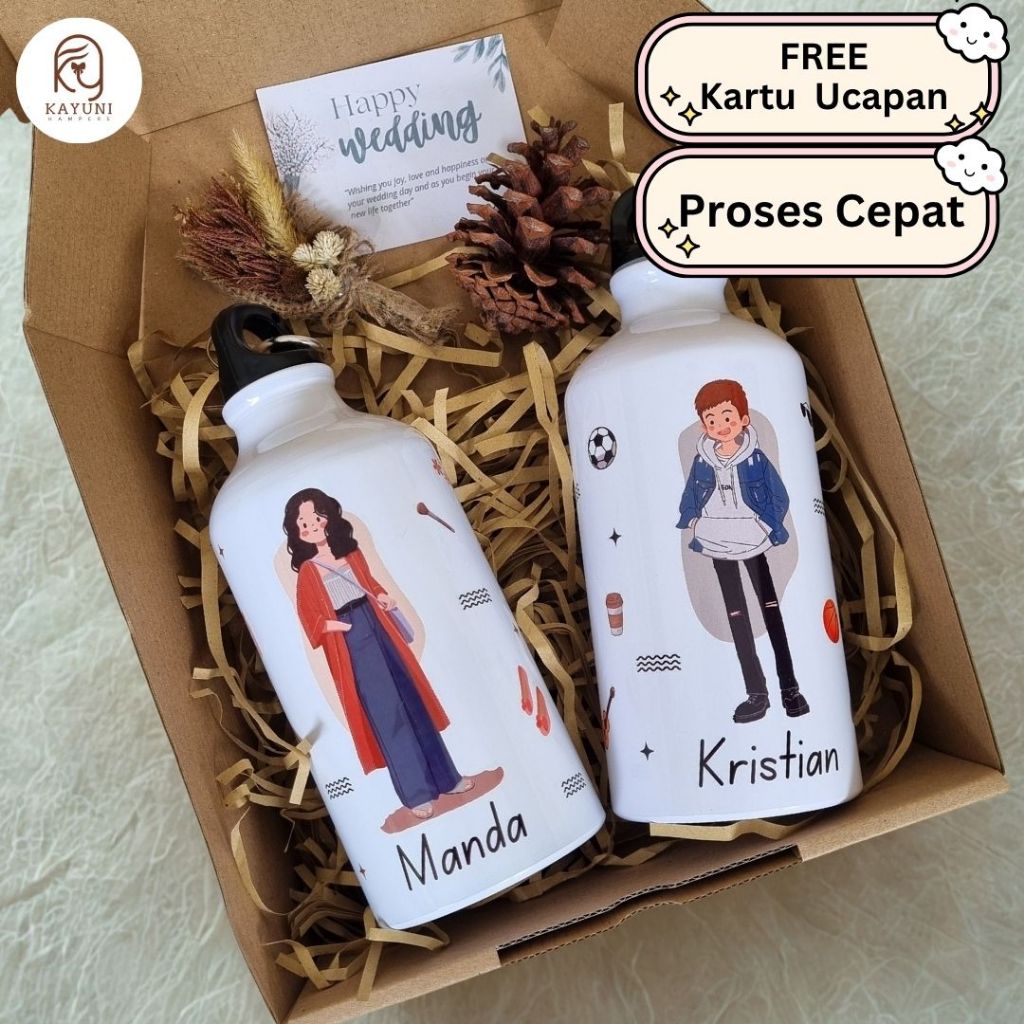 KAPPA Hampers Tumblr Sport 500ml Custom Desain / Hampers Tumbler Hadiah Botol Minum Hampers Wedding Hari Guru Kado Pernikahan / Hadiah Guru / Hadiah Perpisahan Hadiah Kelulusan